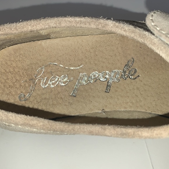 Free People Brady Loafer Lt Tan Slip On Leather Casual Boho Pointed Toe … - Picture 6 of 11